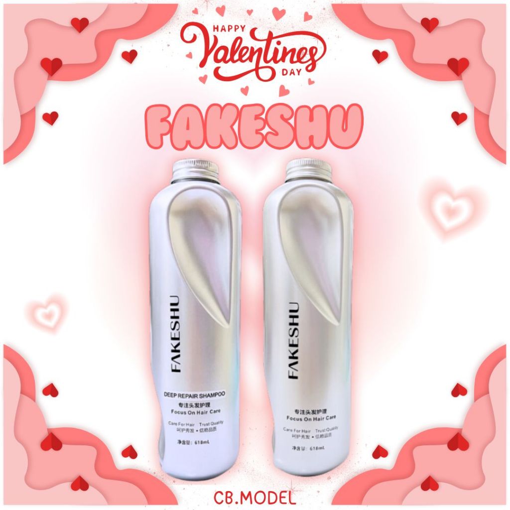 เคราติน เคลือบแก้ว Fakeshu Keratin ครีมหมักผม เฟคชู แบบขวด 618 ml.