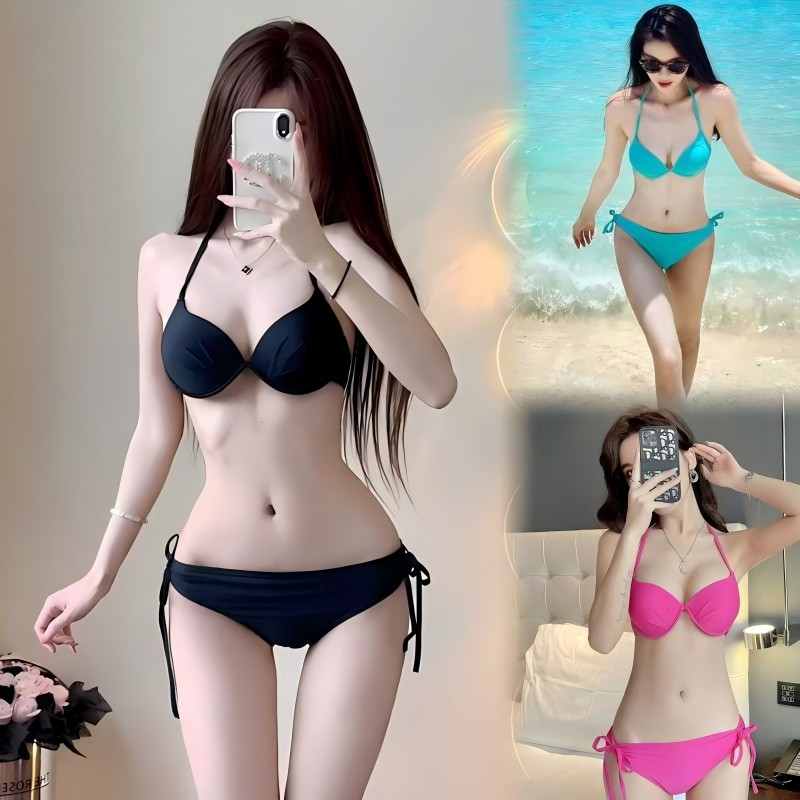 🌸Swift Bra🌸Sexy bikini บิกินี่ 2 ชิ้น ชุดว่ายน้ำมีโครง ทรงสลิมฟิต หลังสวย ผ้าดี เหมาะสำหรับผู้หญิง