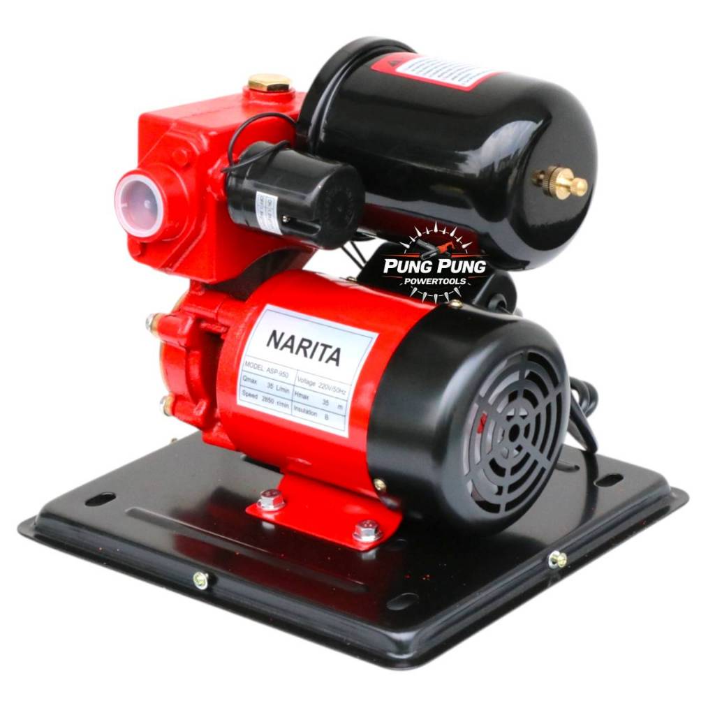 NARITA ปั้มน้ำอัตโนมัติ ปั๊มน้ำ 950W 1.5HP รุ่นงานหนัก PRO-XXL Series ปั๊มน้ำออโต้ (รุ่นใหม่ฝาครอบตัวใหญ่) - รูปที่ 3