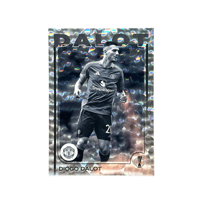 Topps UCC 24/25 Diogo Dalot Manchester United /150 Black and White Icy
