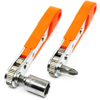 HexagonRatchet Spanner 1/4inch Mini Quick Release Socket Tools Household Handle Repair Wrench Screwdriver for CarVehicle