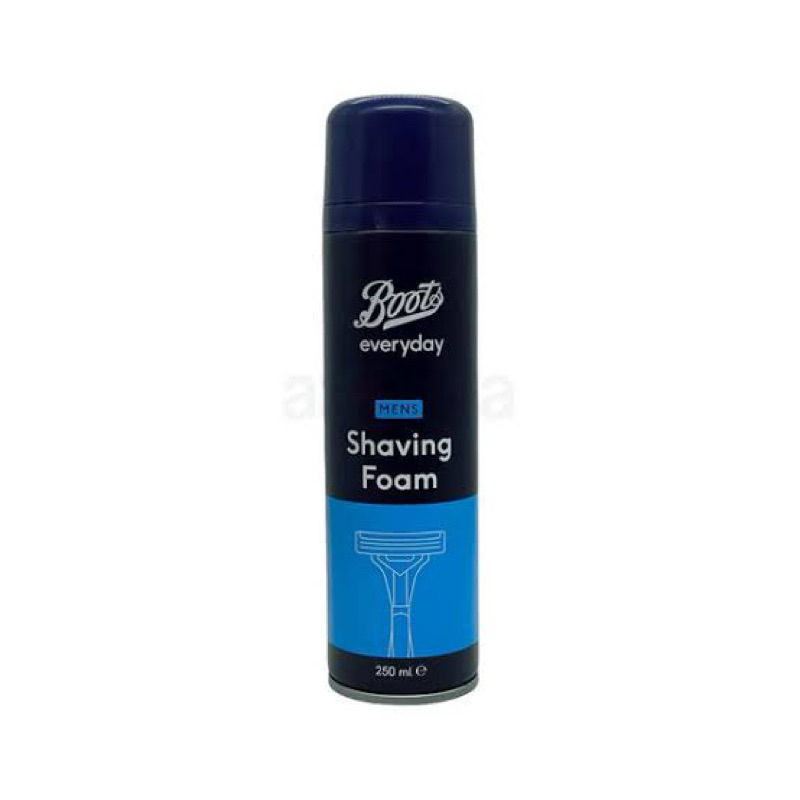 Boots Shaving Foam โฟมช่วยโกนขน หนวด 250มล. ลดการบาดของมีด