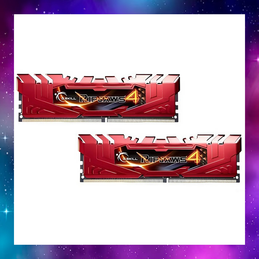 8GB (4GBx2) DDR4 BUS2800 RAM PC (แรมพีซี) G.SKILL RIPJAWS 4 ใช้งานปกติ