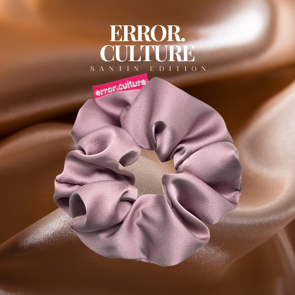 ยางรัดผมซาติน Satin Scrunchies รุ่น Mauve Rose