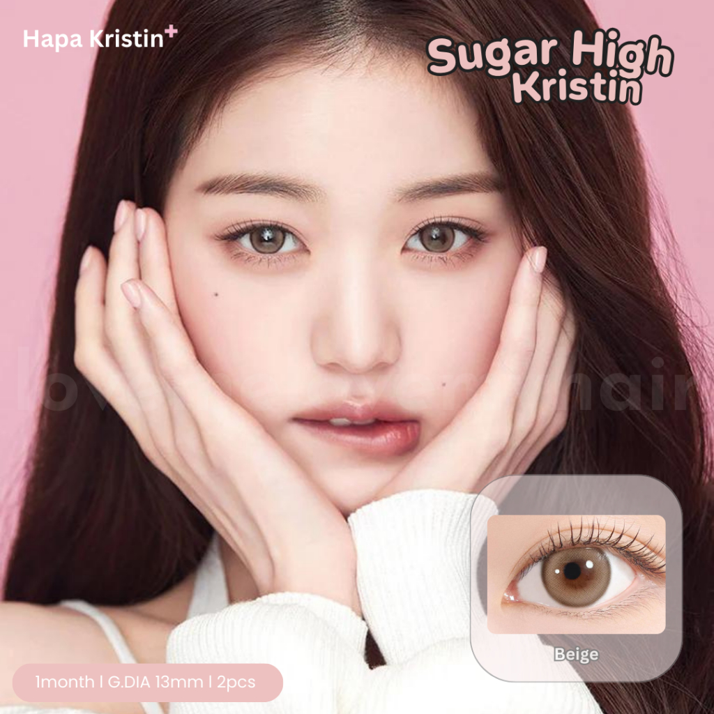 พร้อมส่ง l Hapa kristin - Sugar High Kristin 1Month (2pcs) คอนแทคเลนส์รายเดือน