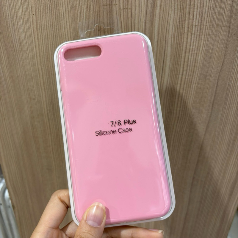 🎉พร้อมส่ง เคสกำมะหยี่โลโก้ เนื้อซิลิโคน สำหรับรุ่น i7/i8  7plus / 8plus i11（สินค้าพร้อมจัดส่งในไทย)