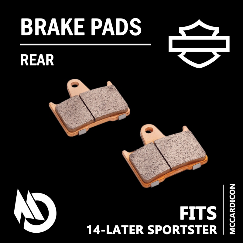 ผ้าเบรก หลัง (Rear Brake Pads) Harley-Davidson (41300053) สำหรับ Sportster ปี 14 ขึ้นไป