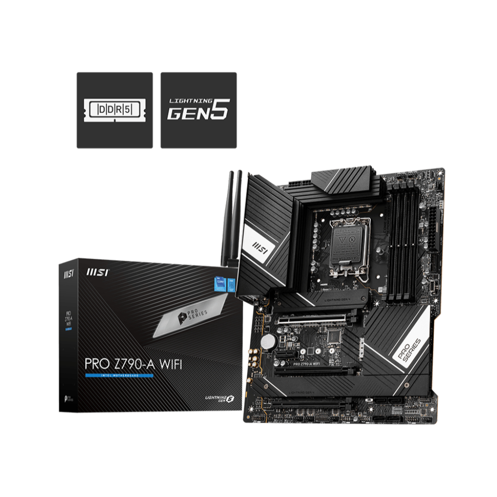 MAINBOARD (เมนบอร์ด) 1700 MSI PRO Z790-A WIFI (DDR5) ประกันศูนย์ไทย พร้อมส่ง