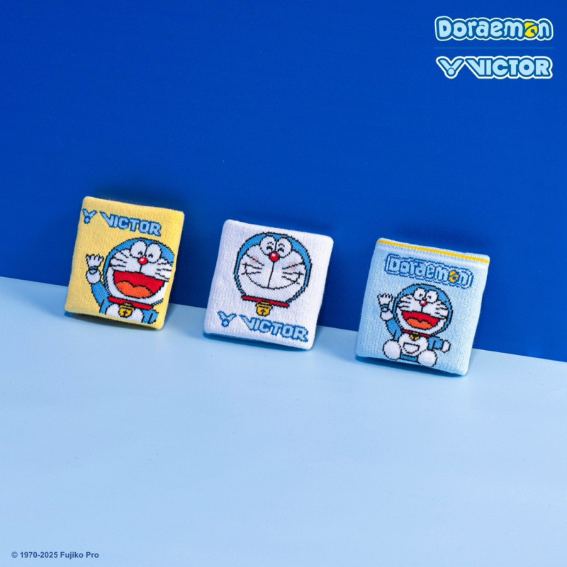 VICTOR ผ้ารัดข้อมือ รุ่น (VICTOR x DORAEMON) DORAEMON COLLECTION  (SRT)
