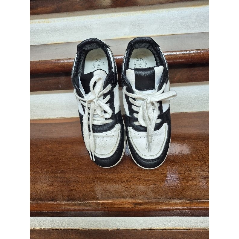 รองเท้าผ้าใบเด็กสีขาวดำ,villains sf