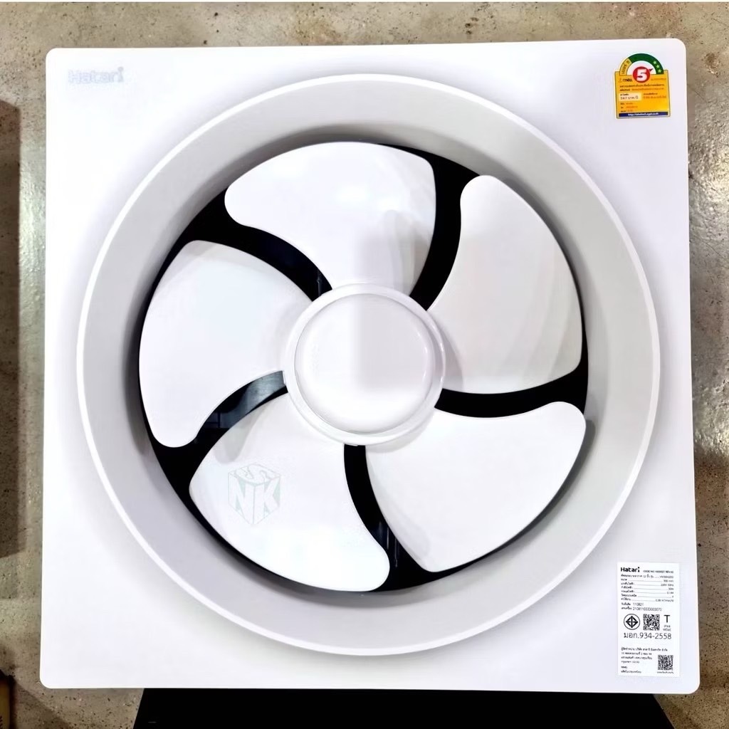 พัดลมดูดอากาศ HATARI ขนาด 12 นิ้ว รุ่น VW30M2(N) [รุ่นใหม่ ไม่มีฝาครอบหลัง]