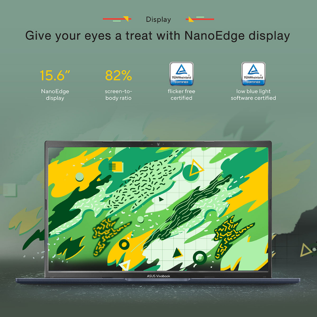 เอซุส วีโวบุ๊ค ASUS VIVOBOOK 15 M1502YA-NJ755WA/R7 5825U/RAM 16GB/OFFICE 2024/ประกัน2ปีOnsite