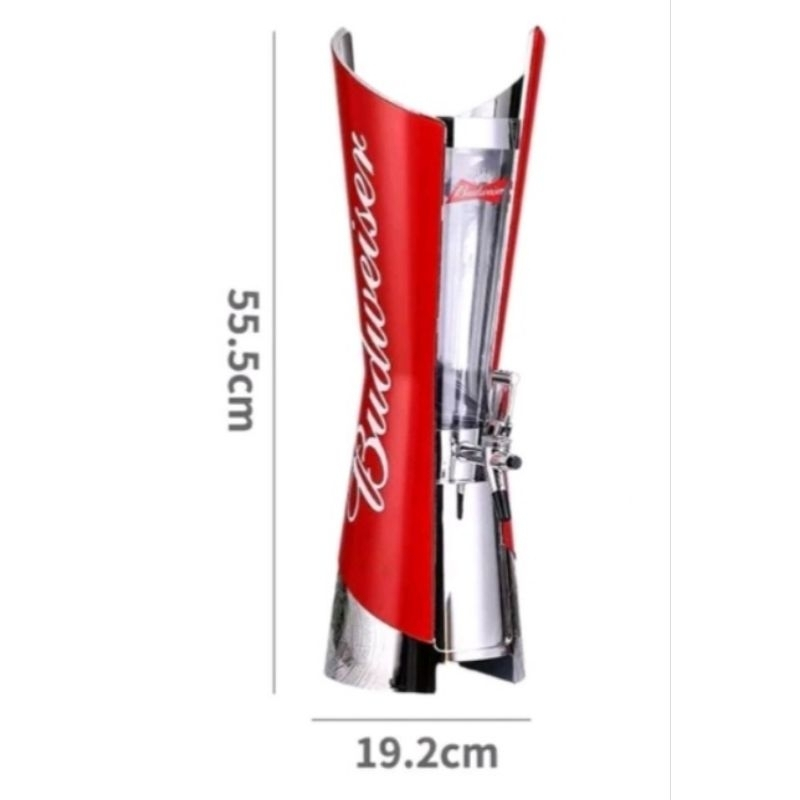 ทาวเวอร์Budweiser(บัดไวเซอร์)ขนาด3ลิตรงานแท้สินค้าใหม่ทุกตัว