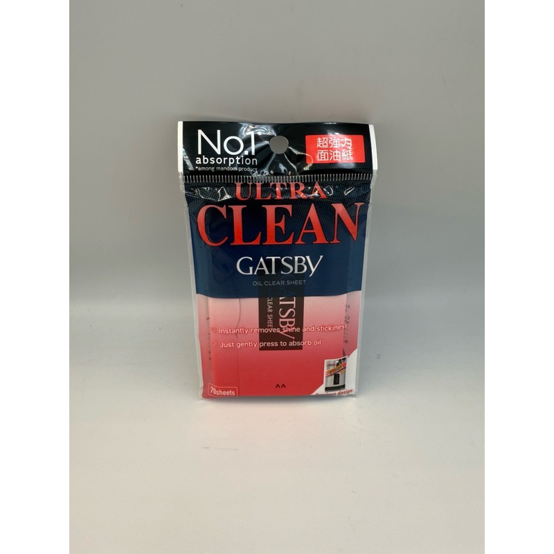 GATSBY แผ่นฟิล์มซับความมัน (70 แผ่น) OIL CLEAR SHEET FRESH PEACH (50แผ่น)