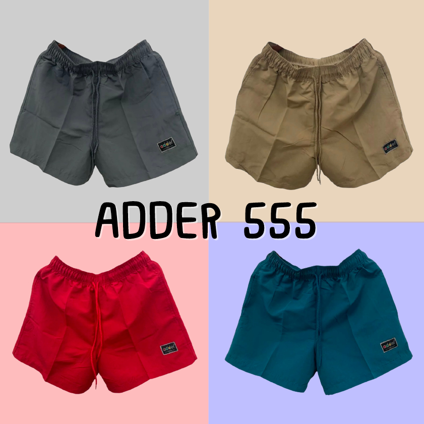 กางเกงขาสั้น ADDER รุ่น 555 สบายกระชับ ผ้าไมโครพีชสีไม่ตก ทนทาน สำหรับผู้ชาย