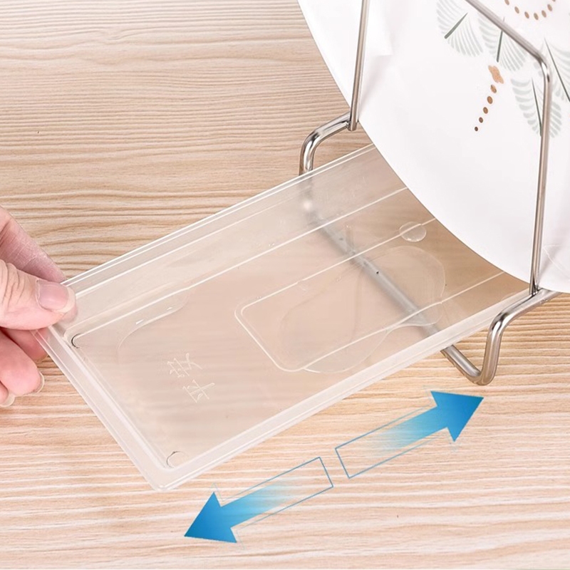 ชั้นวางจานสแตนเลสพร้อมถาดระบายน้ำ สำหรับวางจาน LZ03 - รูปที่ 5