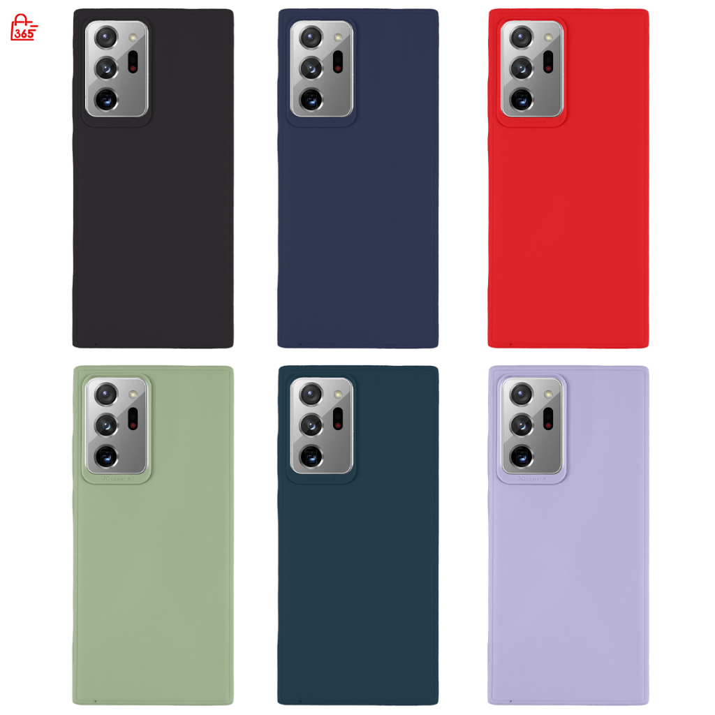 เคส สำหรับ Samsung Galaxy Note 20 Ultra เคสซิลิโคนนิ่ม กันกล้อง สีพาสเทล TPU หนา