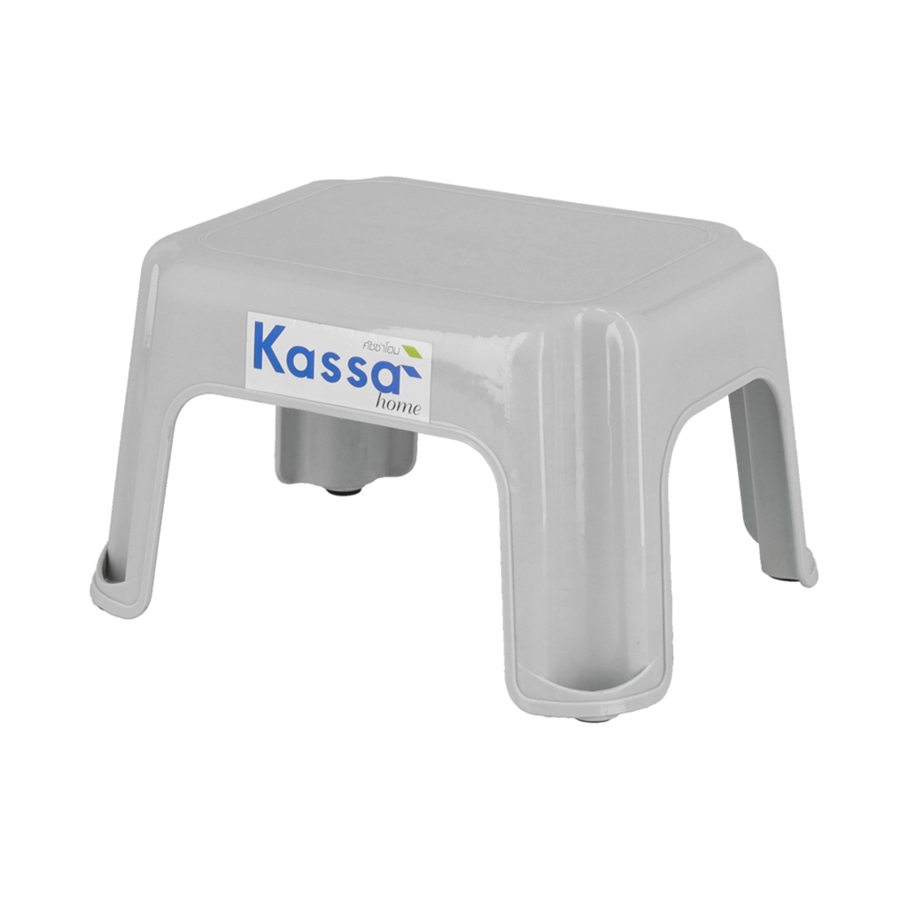 เก้าอี้ซักผ้า KASSA HOME รุ่น Panda ขนาด 24 x 30 x 17 ซม. สีเทา