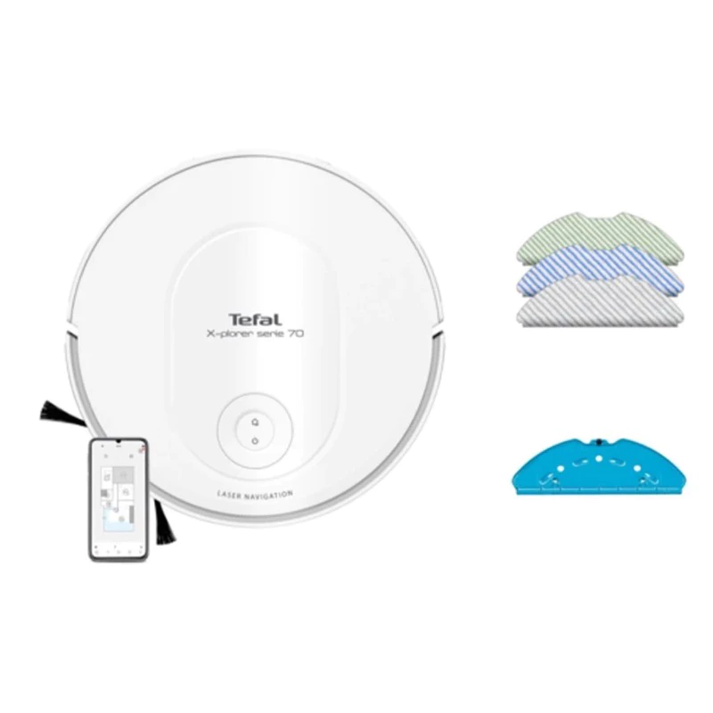 TEFAL หุ่นยนต์ดูดฝุ่น โรบอท X-PLORER SERIE 70 รุ่น RG8477WH RG8477 thumbnail 3