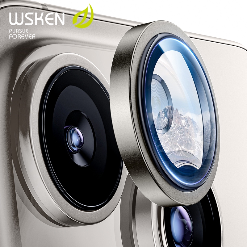 Wsekn for iPhone 17 Promax 9H กระจกกันรอย เลนส์กล้อง Aluminium Lens สำหรับ iPhone 17 /16 /16 Promax กระจกกันเลนส์กล้อง
