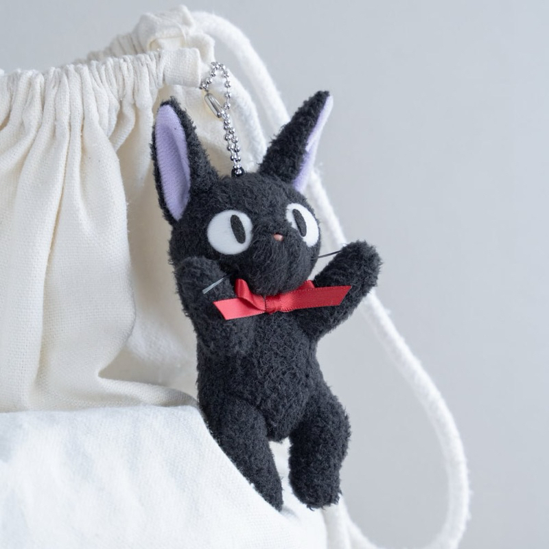 พร้อมส่ง ตุ๊กตาพวงกุญแจน้องแมวดำจิจิ Kiki's Delivery Service Black Cat Jiji Hug