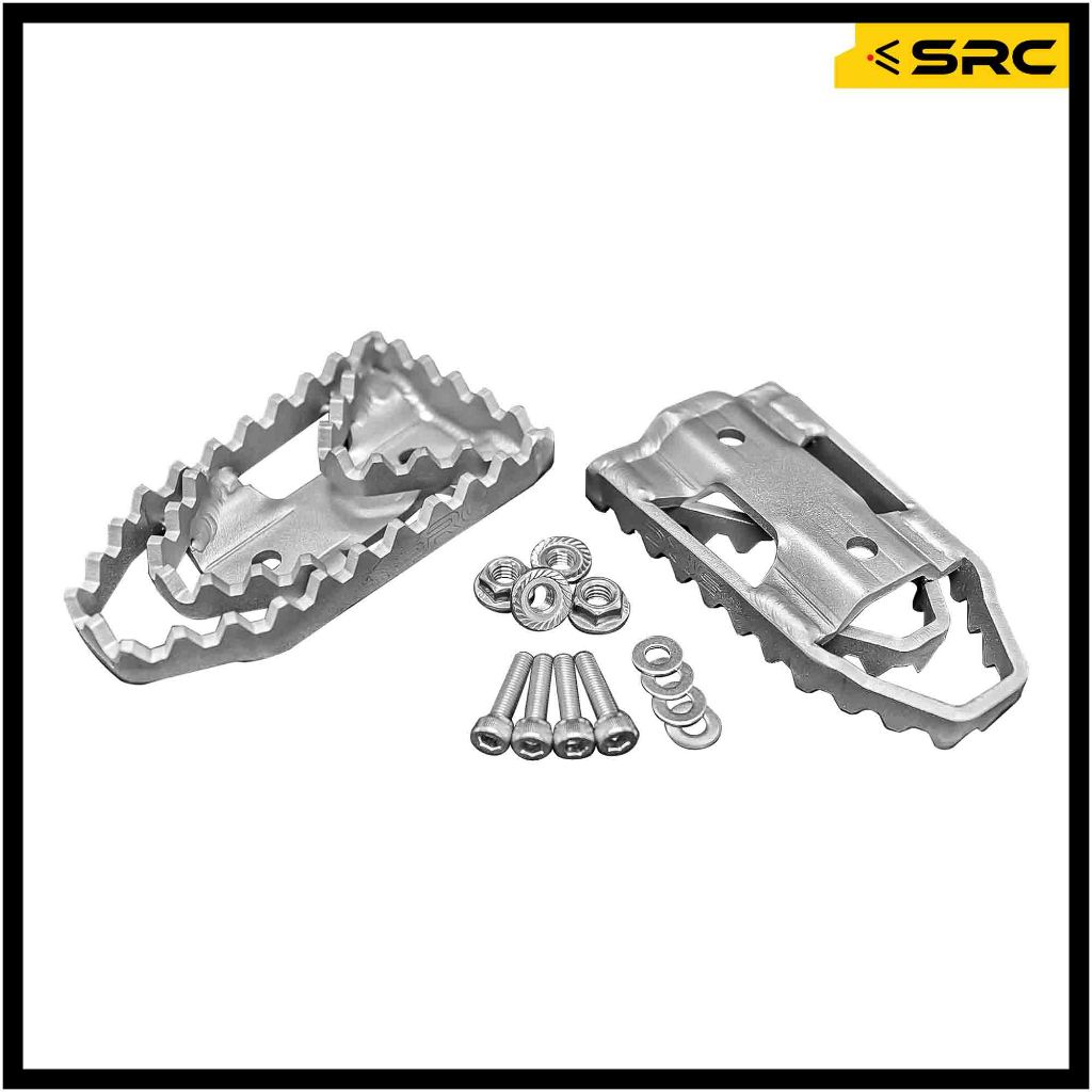 พักเท้าหนาม SRC สำหรับ HONDA CB500X ปี 2014-2022, NX500 ปี 2023-Present / Wide Foot Peg