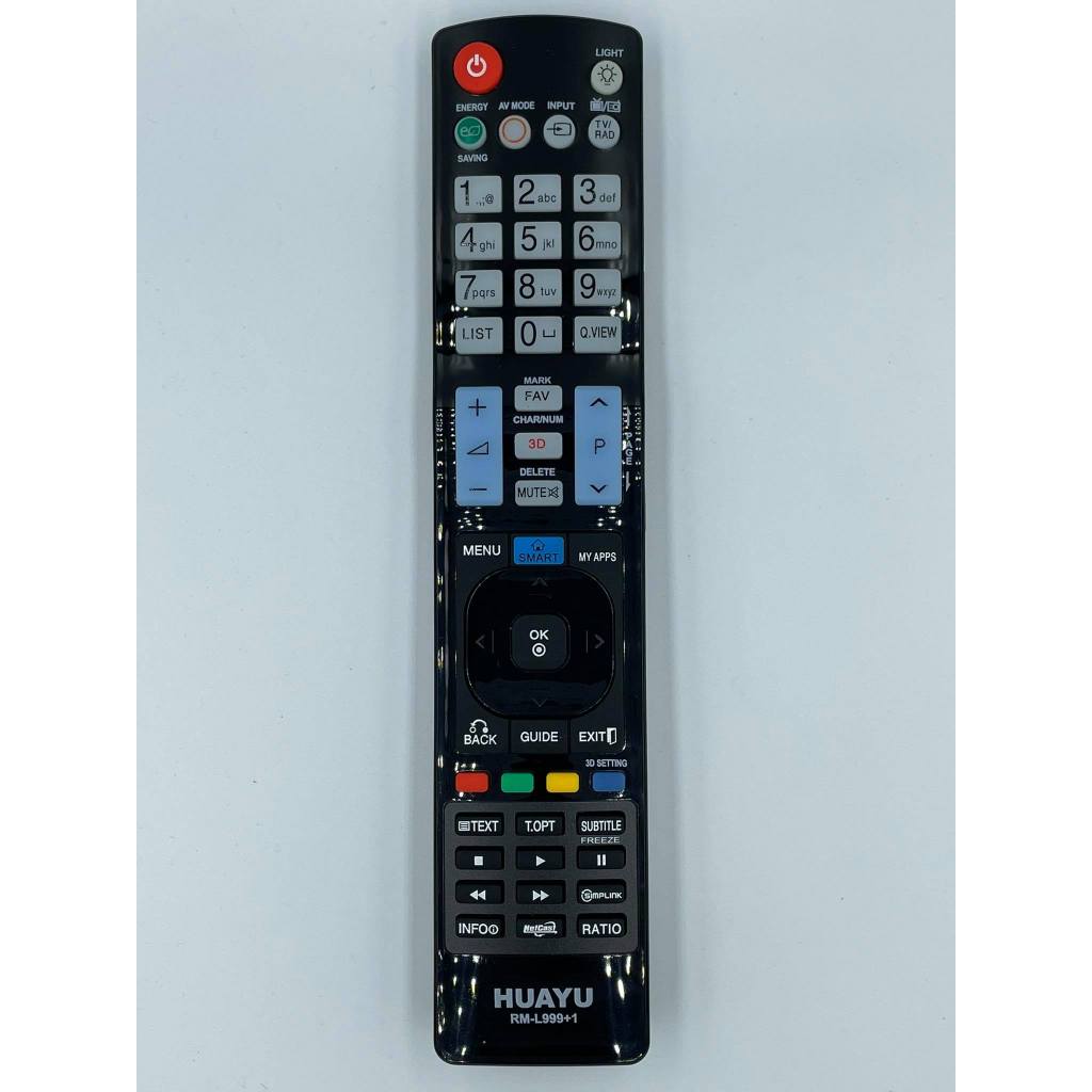 รีโมททีวี  LG รวม รุ่น RM-L999+1  ใช้กับ LCD/LED ( 3D/Menu/Smart/My Apps )