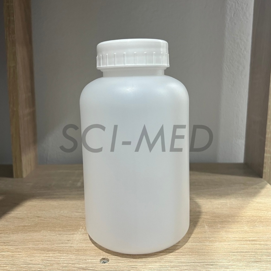 ขวดใส่สารละลายเคมี (PE) Size. 1,000ml (ฝาสีขาว/จุกใน)