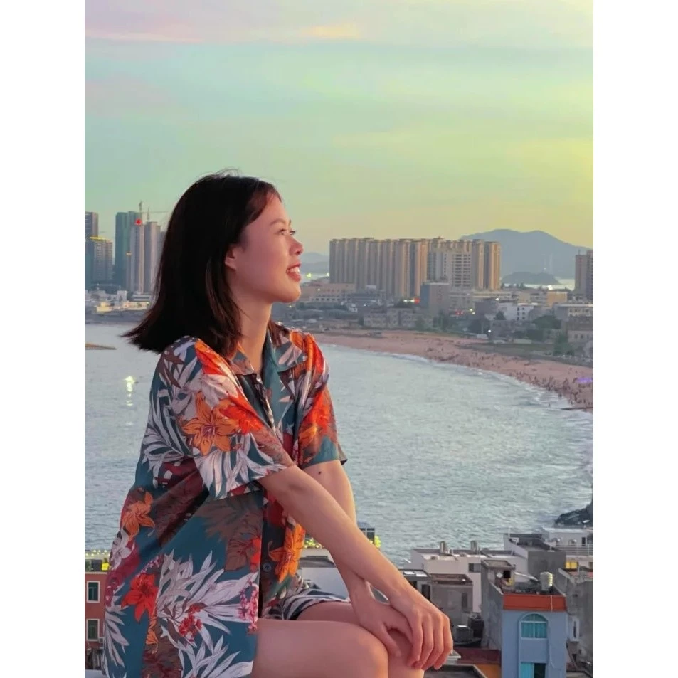 เสื้อฮาวายลายดอก ผู้หญิง ผ้าไหมอิตาลี แขนสั้น #305 thumbnail 6