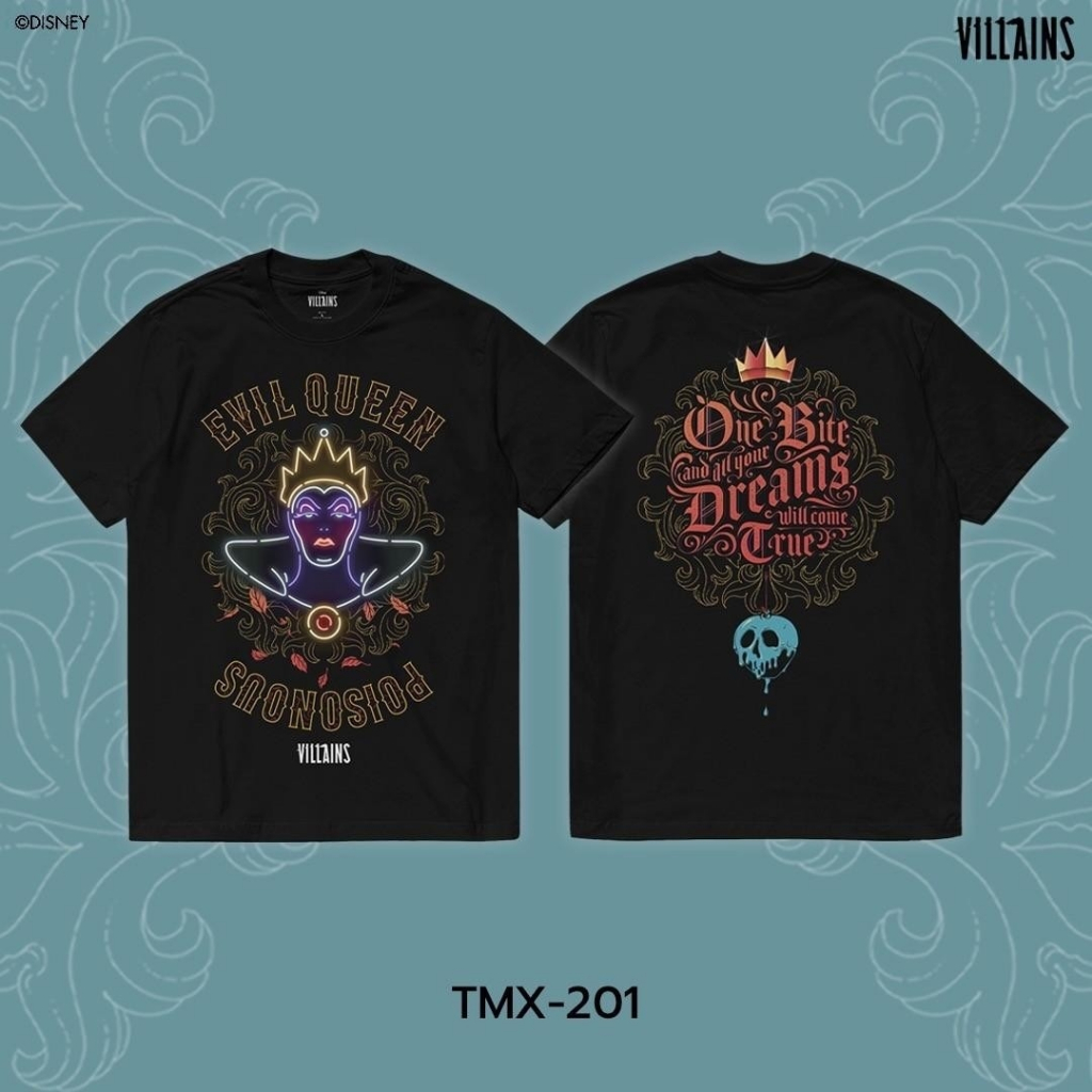 เสื้อแบรนด์ Disney *ลิขสิทธิ์แท้* EVILL QUEEN /VILLAINS-TMX-201/