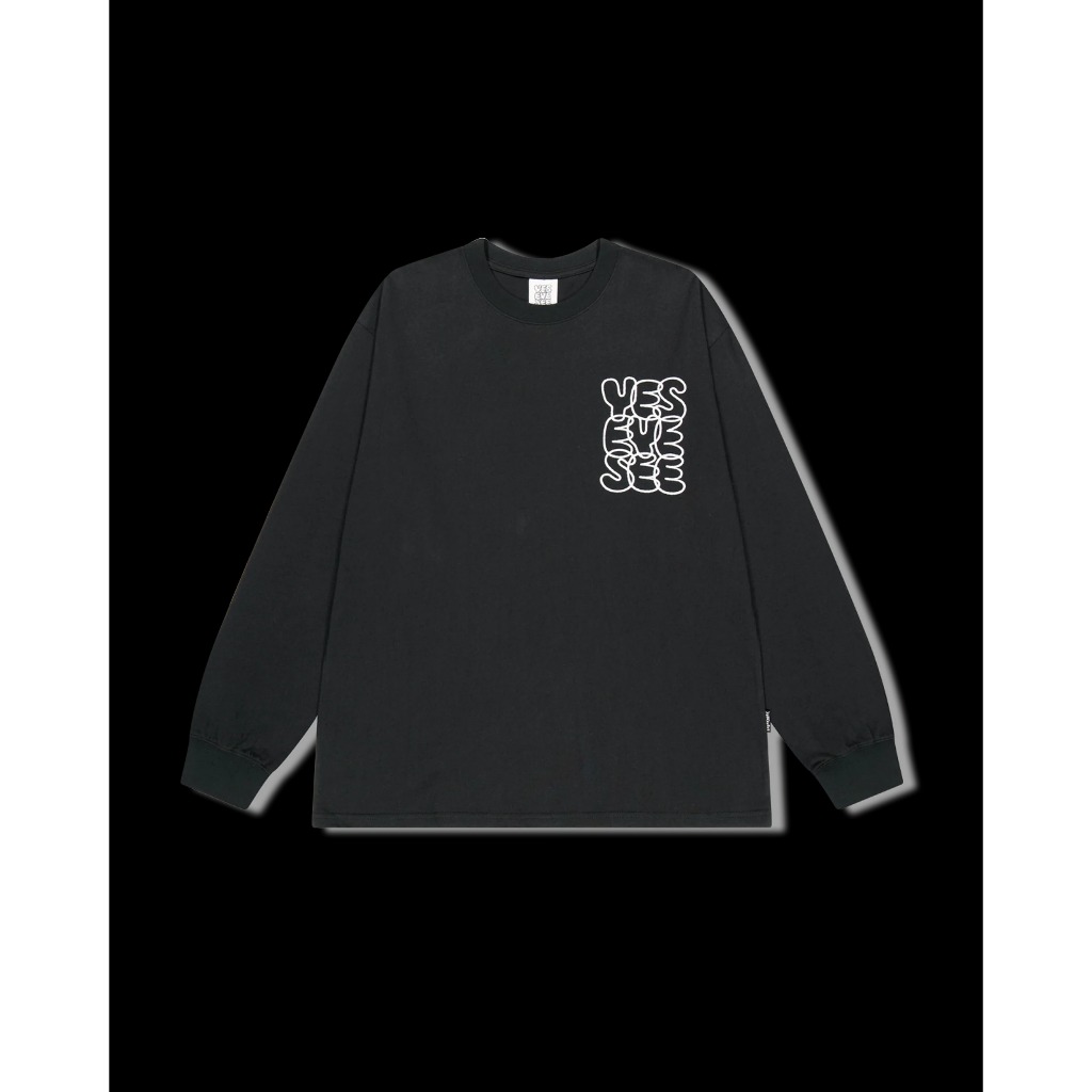YESEYESEE YS240TTSLT01 C-Logo L/S BLACK