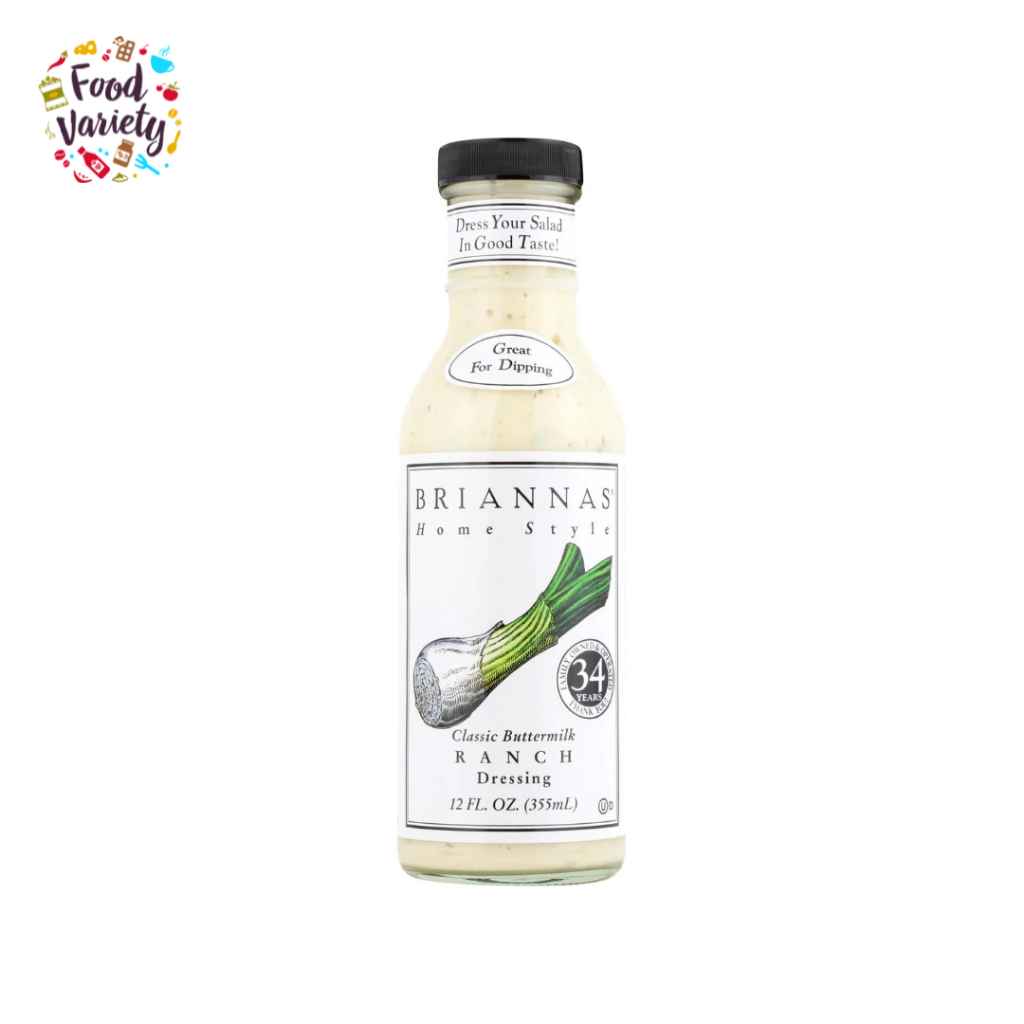 Briannas Home Style Classic Buttermilk Ranch Dressing 355ml
