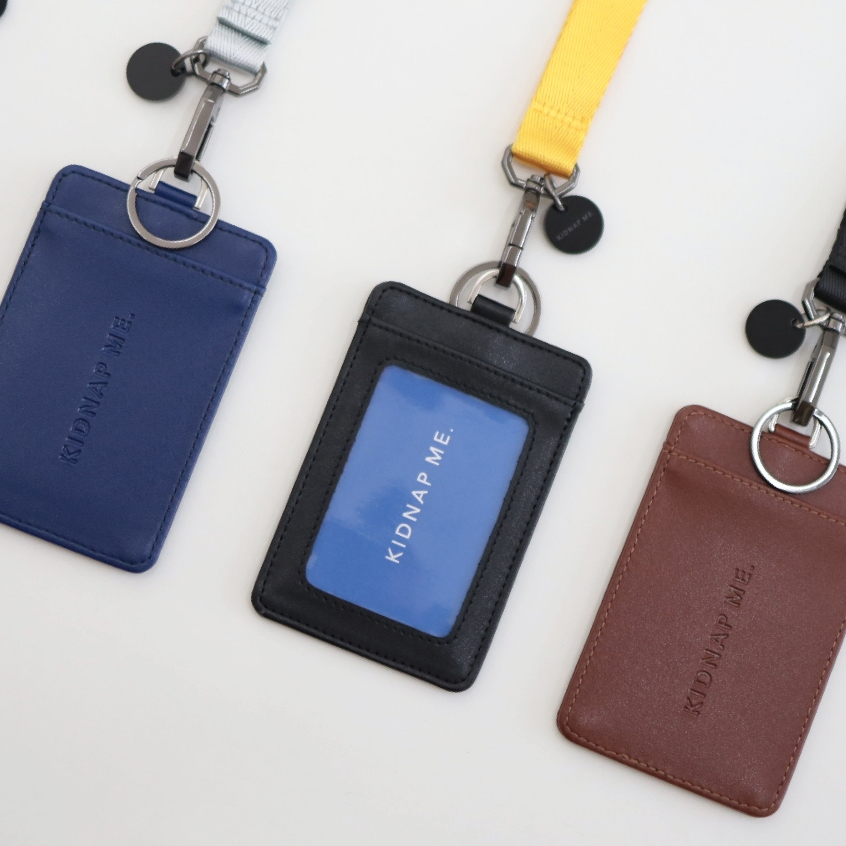 ซองหนังใส่บัตรพนักงาน ซองใส่บัตรแบบหนัง(ไม่รวมสาย) CARD HOLDER KIDNAP ME.