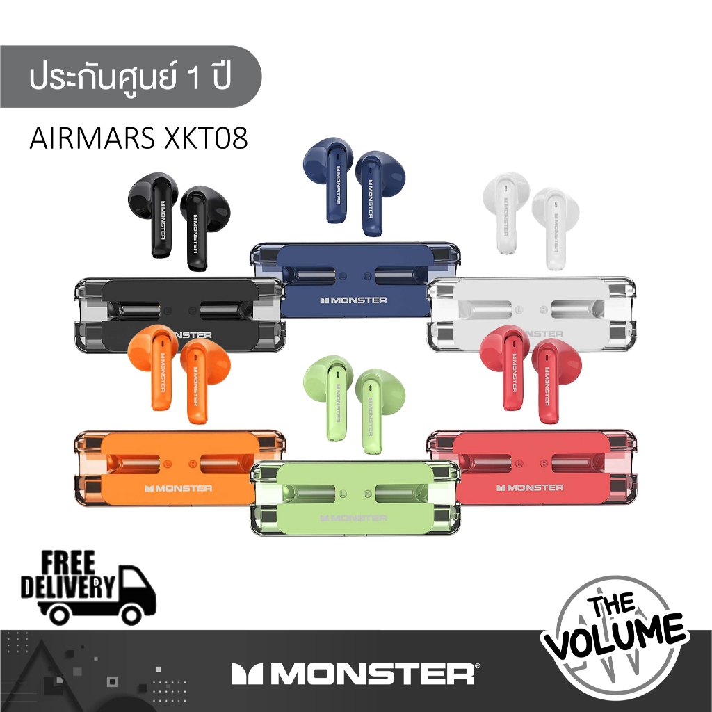 Monster รุ่น AirMars XKT08 หูฟังไร้สาย