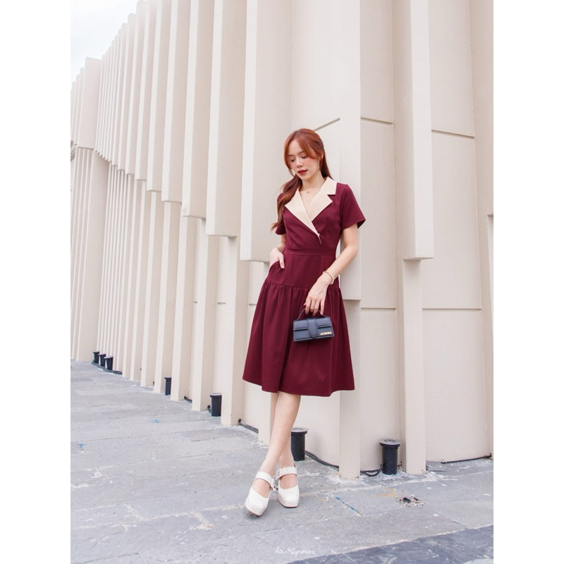 Armeria Maritima Dress แดง