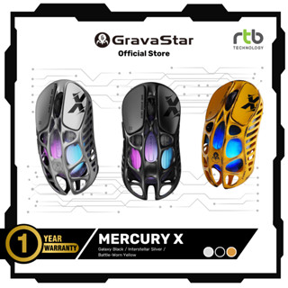 GravaStar Mercury X เมาส์เกมมิ่งไร้สาย Wireless Gaming Mouse
