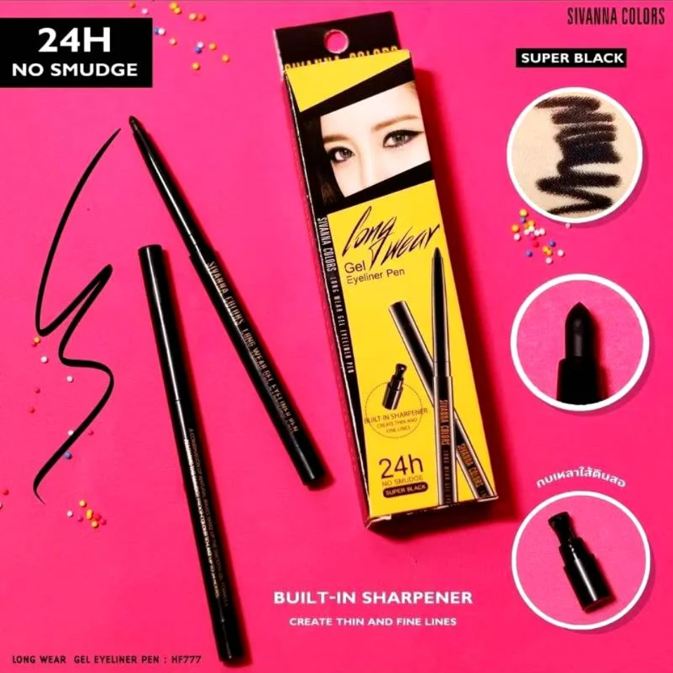 อายไลเนอร์ Sivanna Colors Long Wear Gel Eyeliner Pen