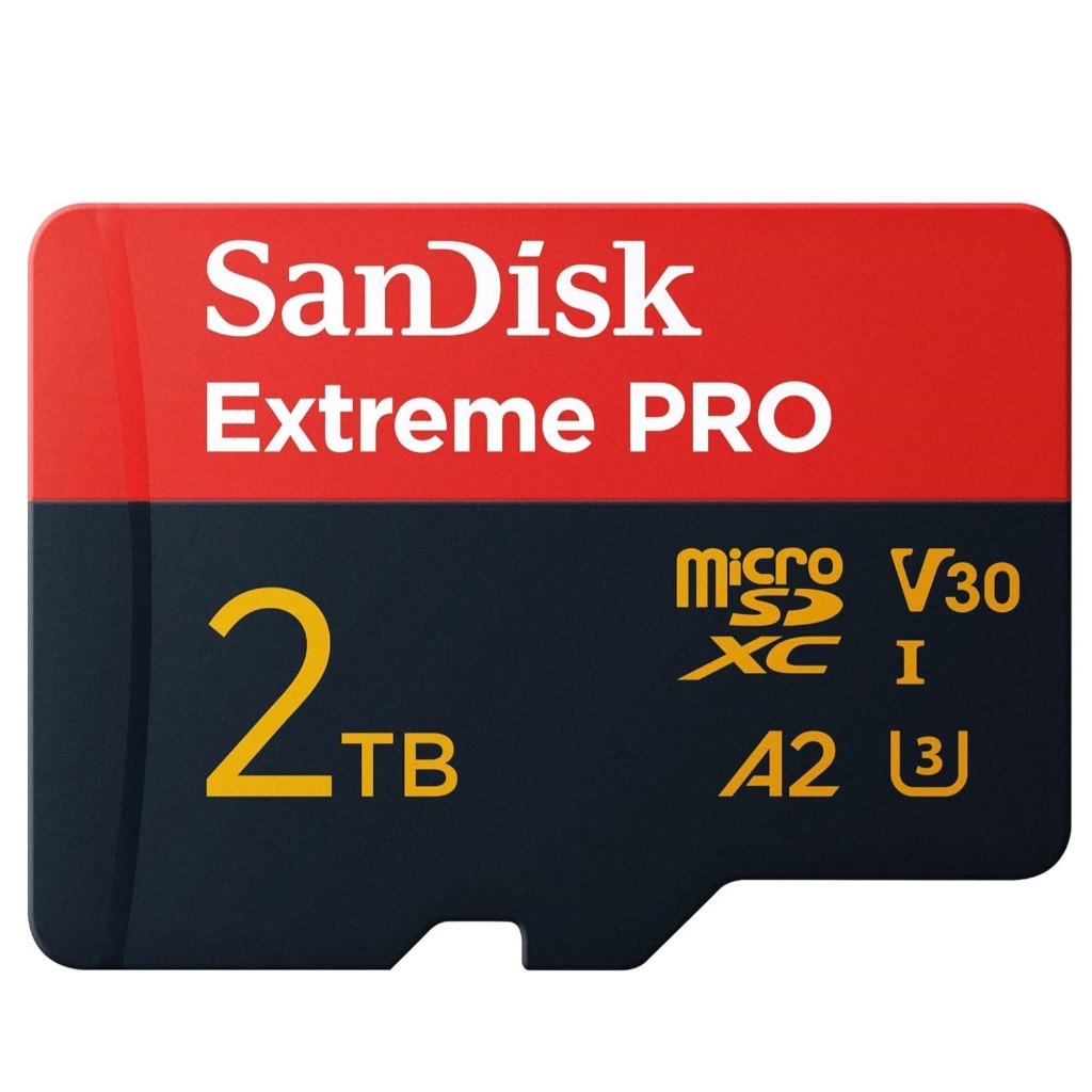 SanDisk 2TB Extreme PRO Micro SDXC R250/W150 (2025)