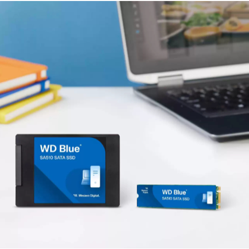 2 TB SSD (เอสเอสดี) WD BLUE SA510 - 2.5 INCH SATA 3 (WDS200T2B0A)- ของแท้ 5 ปี Synnex