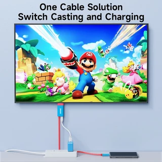 ⚡COD⚡Seamwi สาย USB C เป็น HDMI 4K 60hz สาย PD 100W Type-C ถึง HDMI เข้ากันได้กับ-Nintendo-Switch2