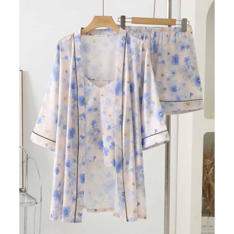 ชุดนอนผ้า Silk Satin พรีเมี่ยม (Diane Sally brand)