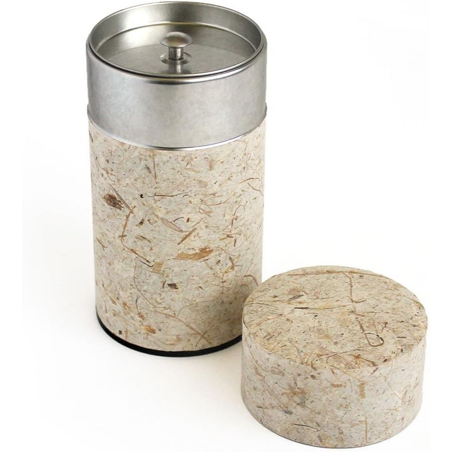 Yamako Japanese Tea Canister for Green Tea 200g Pokkan Natural Direct from Japan