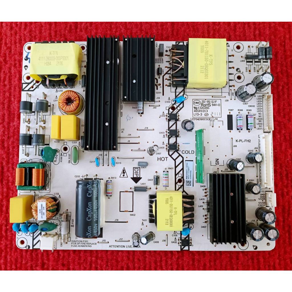 เพาเวอร์ซัพพลาย Aconatic ใช้กับรุ่น 50US534AN , 50US400AN , 55US534AN , 58HS534AN