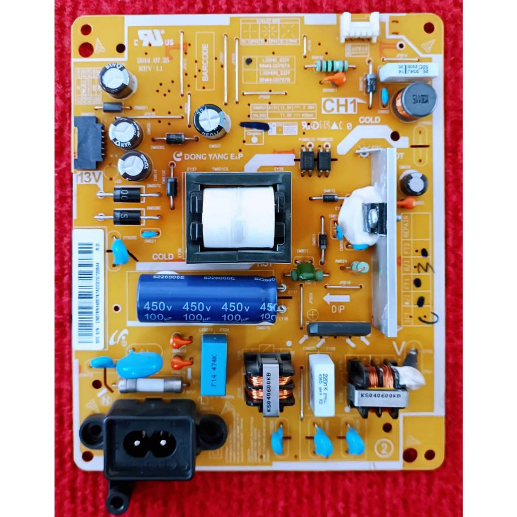 เพาเวอร์ซัพพลายทีวี  SAMSUNG UA32FH4003RXXT , UA32FH4003KXXT พาสบอร์ด BN44-00767A