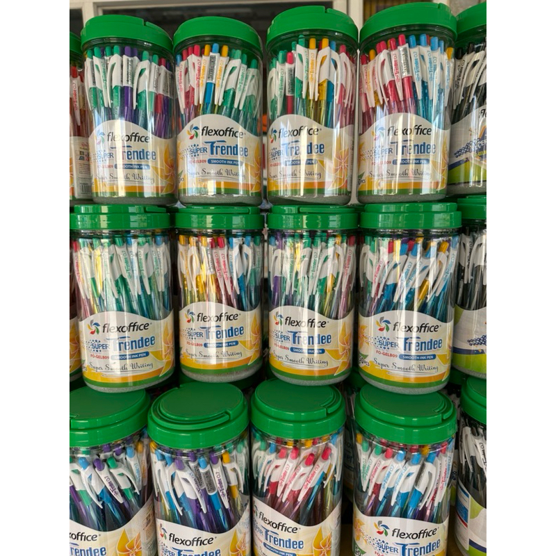 🔥ลด 50% ใส่โค้ด INCML11🔥 TAWEEMITR ปากกาหมึกน้ำมัน Flex Office รุ่น GELB09 (0.7) เขียนดี เขียนลื่น น้ำหมึกเขียนลื่น