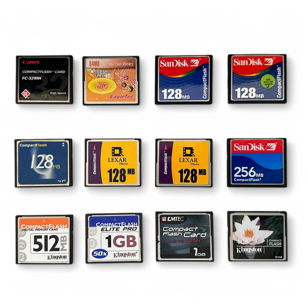 พร้อมส่ง Compact Flash Card CF Card 8MB 16MB 32MB 128MB 512MB 1GB 4GB