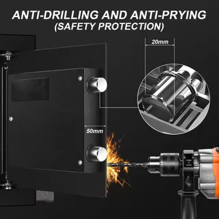 ตู้เซฟ 50/80/100cm ตู้เซฟขนาดใหญ่ Safe Box เซฟนิรภัย ตู้เซฟโรงแรม ตู้เซฟเก็บทรัพย์สิน ตู้เซฟระบบดิจิตอล 100% ของแท้