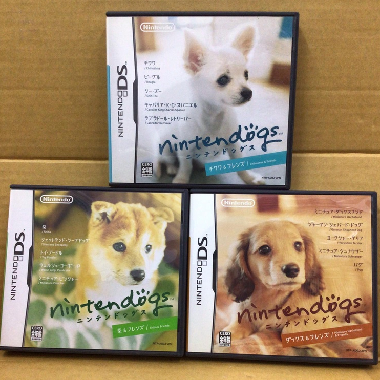 ตลับแท้ [DS] รวมภาค Nintendogs (NTR-P-AD2J | AD3J | ADGJ) Dog Dogs Nintendo