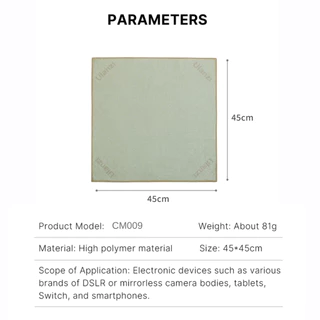Ulanzi CM009 Protective Wrap ผ้าห่อกล้อง กันรอยขีดข่วน ผ้าเช็ดกล้อง เลนส์ จอมือถือ สำหรับช่างภาพ