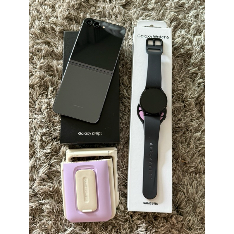 Galaxy Z Flip 5 + Watch 6 มือสอง